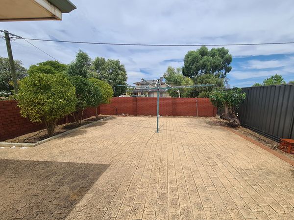 Cleared and levelled yard after a seasonal clean up